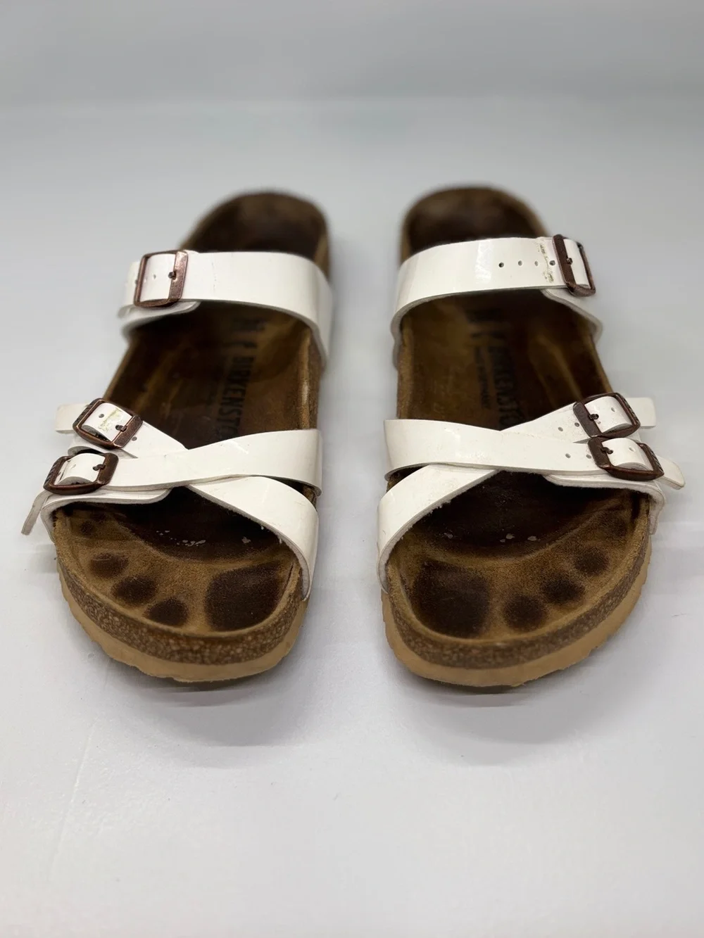 Birkenstock Yao Balance White Birko-Flor Sandals EU 42 US Men’s 9 Women’s 11